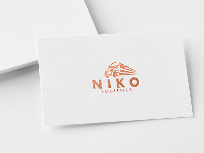 Niko Logistics america art branding design flag illustration logistics logo transport truck vector