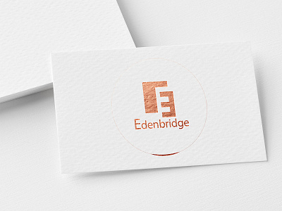 Edenbridge art branding bridge design illustration logo vector