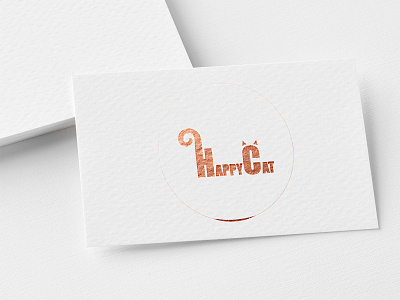 Happy Cat animal branding cat design happy illustration logo treats vector