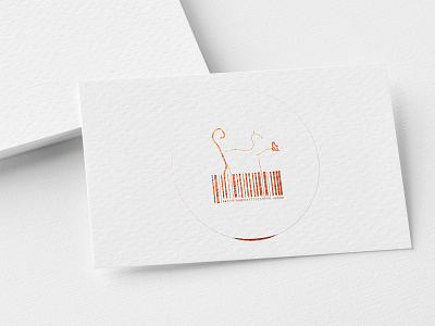 Happy Cat barcode animal art barcode bird branding cat design graphic design happy illustration logo pet vector