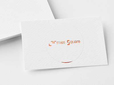 Times Square Logo art branding design illustration letter logo square times typography vector