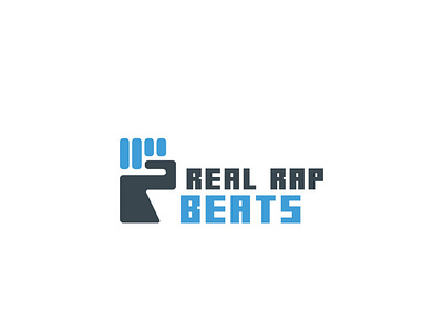 Real Rap Beats / Rejected Logo art beats branding design equalizer hand hiphop illustration letter logo music rap typography vector