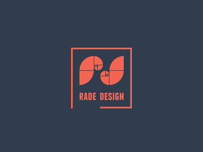 Rade Design branding design golden logo ratio square