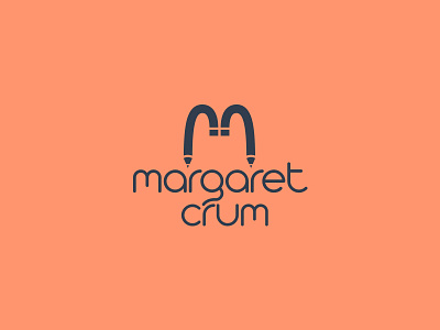 Margaret Crum crum logo margaret pencil writer