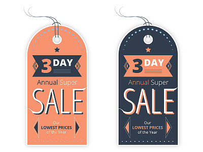 Sale Tags day price sale super tag three year