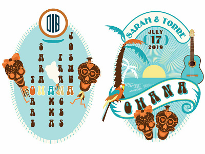 OHANA Beer Label Logos