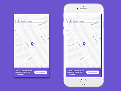 Daily UI Challenge #20 - Location Tracker adobexd dailyui mobile design ui ux