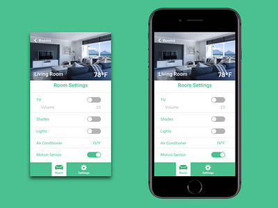 Daily UI Challenge #21 - Home Monitoring Dashboard adobexd dailyui mobile design ui ux