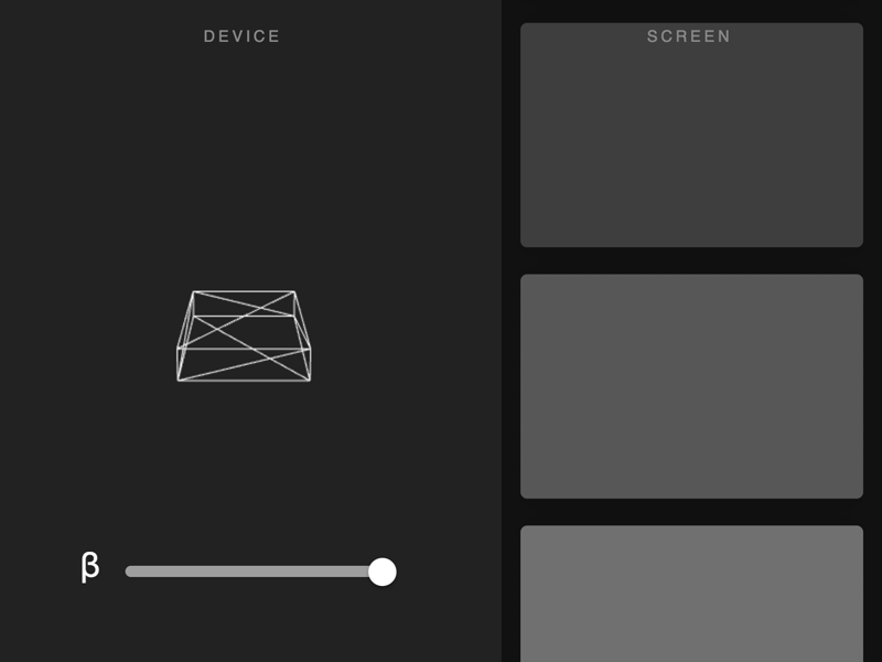 Infinite scroll without swipe 3d ar device events framer orientation screen