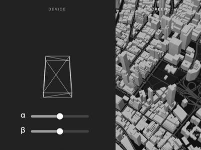 3d Map w/ Orientation Events