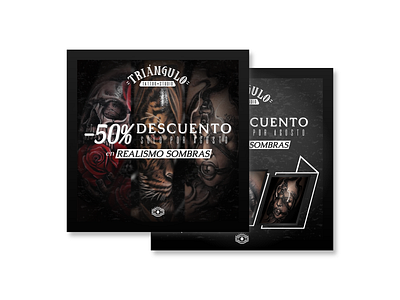 "-50% de descuento" black branding design designer illustrator cc instagram instagram post instagram post design instagram post template photoshop vector