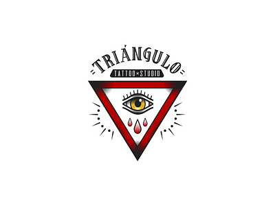 "TRIÁNGULO TATTOO STUDIO" branding design designer illustrator cc logo vector vector art