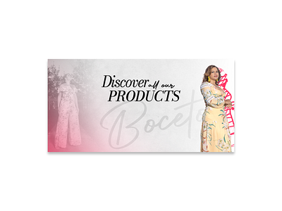 "Boceto Shop Horizontal Banner" banner branding design designer graphic design illustrator cc web