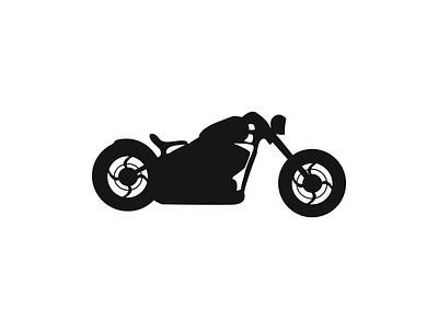 "Chooper" black white design designer flat illustrator cc motorcycle vector vectorart