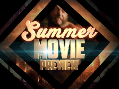 Summer Movie Preview design lettering motiongraphics type typography