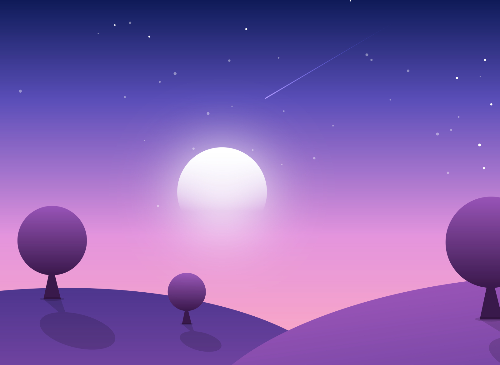 Night Sky by Malavika Madhavi on Dribbble