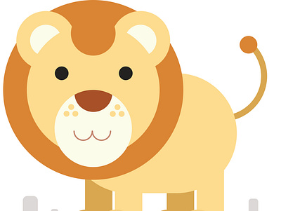 LION adobe illustrator animals creative cloud creative design design illustration lion vector