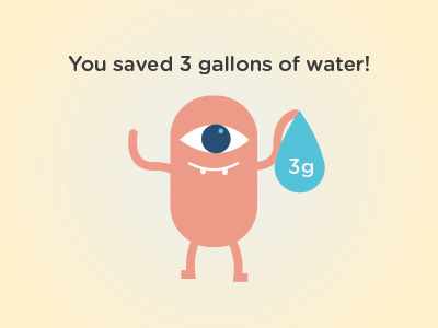 Water Conservation Game app character conservation game illustration save ui water