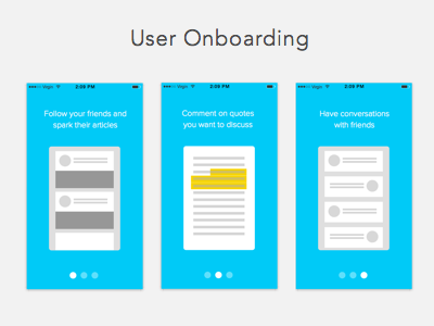 User Onboarding app ios media news onboarding ui ux