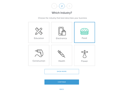 Onboarding Questions form onboarding signup survey ui ux