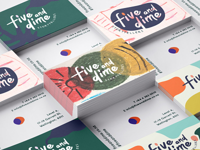 New brand identity for Five and Dime branding graphic design illustration