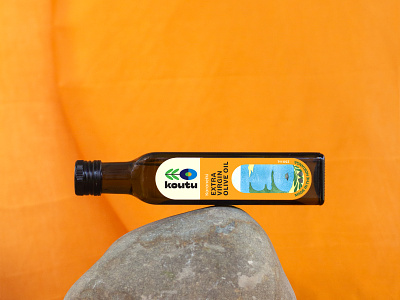 Product photography for Koutu Olive Oil branding graphic design logo photography