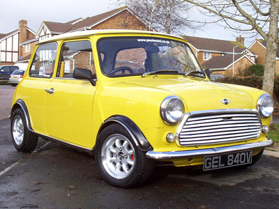 Pauls Mini car mini yellow