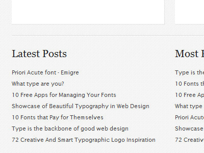 Typography Site