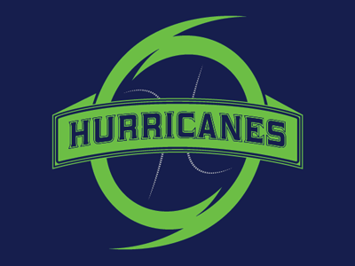 Hurricanes V2 hurricanes logo softball