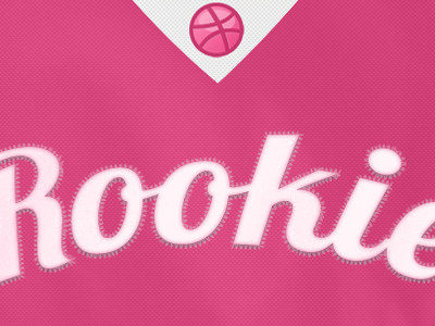 Rookie Jersey dribbble jersey pink rookie