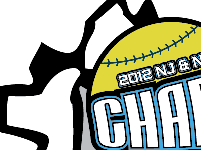State Champs Logo (Round 1) champions champs logo softball