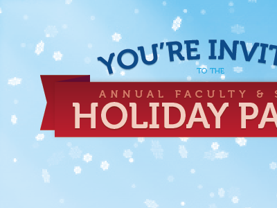 Holiday party invite