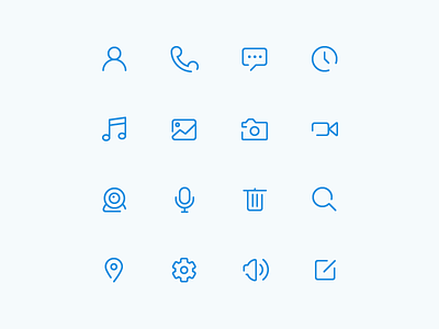 Free Glyphs [AI] ai clock delete free gallery glyph icon location message music phone search