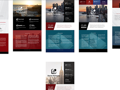 Starta Ventures site exploration landing page ventures visual design