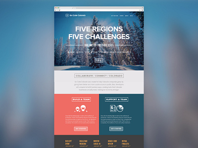 Go Code Colorado Homepage Mockup