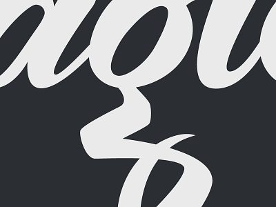 Magic Lettering Vectorized brush hand drawn lettering process script sketch type typography