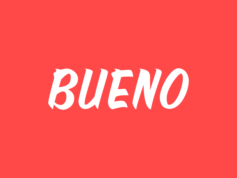 Beuno Lettering by Alex Hoffman on Dribbble