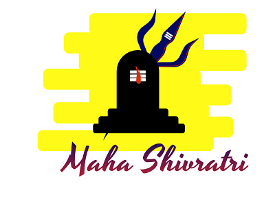 Maha Shivratri design festival flat illustration india logo maha shivratri minimal shiva trishul typography ui ui design ux ux design vector web website