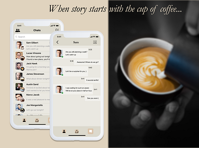 #Daily UI #013 Direct Messaging @daily ui @dailyui app design ui ux web