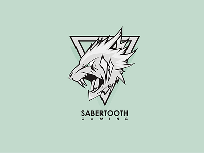 Logo Gaming Sabertooth design gaming illustration logo logogaming vector