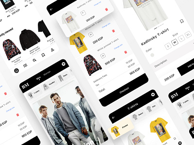 clothes shop mobile application