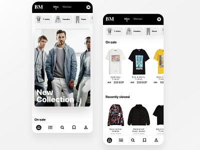 clothing shop mobile application adobexd app design behance dailyui e commerce explore graphicdesign inspiration mobile ui mobileapp mobileappdesign typogaphy ui uidesign uidesignpatterns uiux uxdesign uxui webdesign webflow