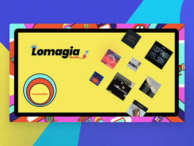 Pitch Perfect : Lomagia design Studio Intro branding graphic design inspiration pitchdeck presentation