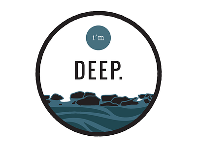 I'm Deep graphics illustration illustrator logo vector