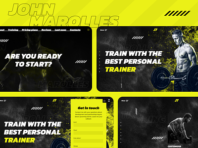 Personal Trainer Website Template