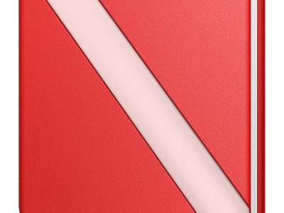 Divelog book dive icon log red stripe