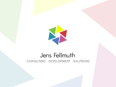 Jens Fellmuth branding colorful id logo spiral