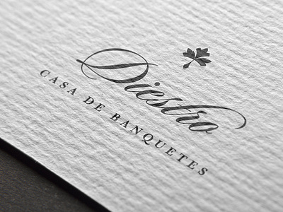 Diestro, Casa de Banquetes branding logo