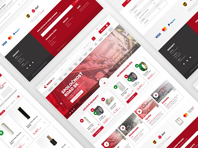 Road SK | E-commerce Website ecommerce materials online store packaging ui design ux design web web design