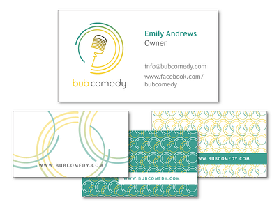 bub comedy business card designs bar business card comedy club design identity set logo tap room